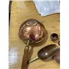 Image 10 : COPPER LOT INCLUDING COLEMAN OIL LAMP AND STOVE FILTER FUNNEL