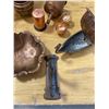 Image 2 : COPPER LOT INCLUDING COLEMAN OIL LAMP AND STOVE FILTER FUNNEL