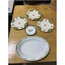 5 CHINA PLATES