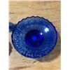 Image 3 : 3 BLUE DEPRESSION GLASS
