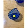 Image 5 : 3 BLUE DEPRESSION GLASS