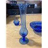 Image 6 : 3 BLUE DEPRESSION GLASS