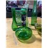 Image 2 : 6 PIECE GREEN GLASSWARE
