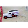 Image 2 : ERTL 1936 Ford Panel Van Piggy Bank with Key on Bottom in Box