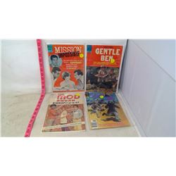 Comics Mod Squad, Gentle Ben, Mission Impossible & Twilight Zone