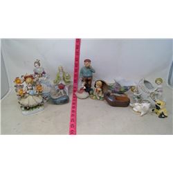 Box of Vintage Ornaments