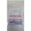 Image 2 : Vintage Canadian Bills 1,2,10 Dollars