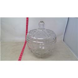 Large German Crystal Bowl in Box