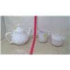 Image 1 : Brand New Corelle Stoneware Teapot and Cream & Sugar