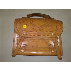 TOOLED LEATHER BAG