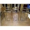 Image 1 : THREE SQUARE CANDY JARS 1 W/ LID