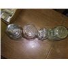 Image 2 : FOUR PERFECT SEAL MASON JARS (4 SQUARE, 1 ROUND)