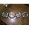 Image 2 : 4 ROUND IMPROVED CORONA MASON JARS