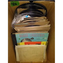 BOX OF RECORDS (VICTOR, COLUMBIA, EDISON, BLUEBIRD, ETC)