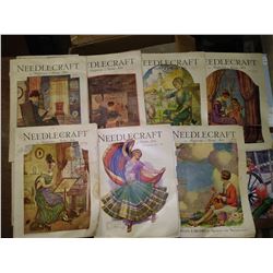 LOT OF MAGAZINES (1930'S NEEDLECRAFT & NEWER CRAFT MAGAZINES)