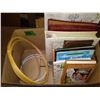 Image 1 : CRAFT LOT (CROSS STITCH FRAMES, SCRAP BOOKS, ETC)