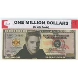 U.S. $1 Million Elvis Presley