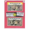 Image 1 : U.S. $1 Million Bills - Marilyn Monroe and John F. Kennedy - Have fun showing off as a millionaire!