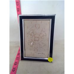 Birch Bark Biting Picture by Sask. Artist Rosella Carney