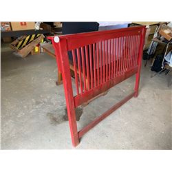 Red Queen Size Bed Head Board