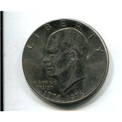 USA Eisenhower Silver Dollar - 1976