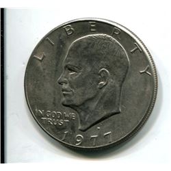 USA Eisenhower Silver Dollar - 1977