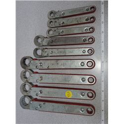 9 ratchet wrenches 'Herbrand USA'