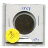 Image 1 : 1859 N9 Bronze Large Cent