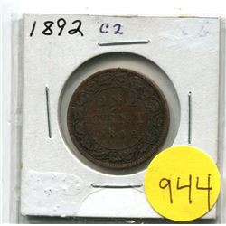 1892 Large Cent