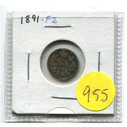 1891 Victoria Five Cents