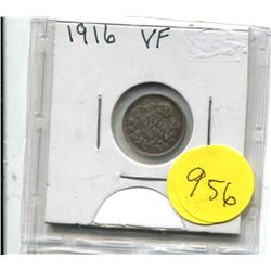 1916 George V - Five Cents