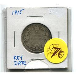 1915 George V Twenty-Five Cents
