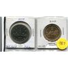 Image 1 : 1977 FWL - Det Jewels Nickel Dollar and 2010 Navy Loonie