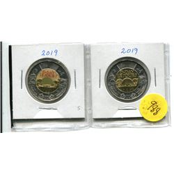 2019 D-Day Plain and Coloured Toonies