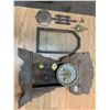 Image 1 : Antique Wooden Clock- New Haven clock co. w/ Key & Pendulum