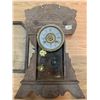 Image 2 : Antique Wooden Clock- New Haven clock co. w/ Key & Pendulum
