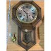 Image 1 : Veritas 31 days Antique Wooden Clock w/ Pendulum & Key
