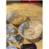 Image 8 : BOX OF MISCELLANEOUS CANDLE HOLDER SAND INCENSE OIL BURNERS + WICKER BASKET