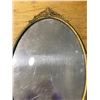 Image 2 : OVAL PICTURE FRAME GILT EDGE CONVEX GLASS