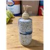 Image 3 : HAND CRAFTED POTTERY LIQUID SOAP DISPENCER SIGNED BY ARTIST