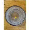 Image 1 : GLASS BOWL WITH SILVER TRIM