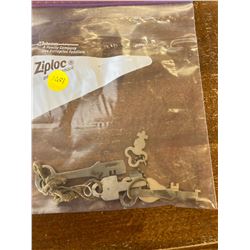 LOT OF 5 SKELETON KEYS