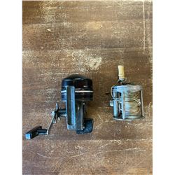 2 VINTAGE FISHING REELS 1 OPEN-BALE 1 CLOSED
