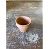 Image 2 : 2 SMALL DECRATIVE TERRA COTTA PLANT POTS
