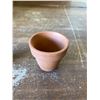 Image 3 : 2 SMALL DECRATIVE TERRA COTTA PLANT POTS