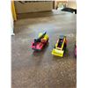 Image 2 : LOT OF 5 RED AND YELLOW CHILDRENS TOY VEHICLES