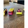 Image 3 : LOT OF 5 RED AND YELLOW CHILDRENS TOY VEHICLES