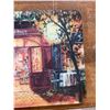 Image 3 : DECRATIVE GLASS CUTTING BOARD WITH PARIS STREET SCENE