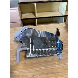 RIVAL ELECTRIC FOOD SLICER AND ATTCHMENTS