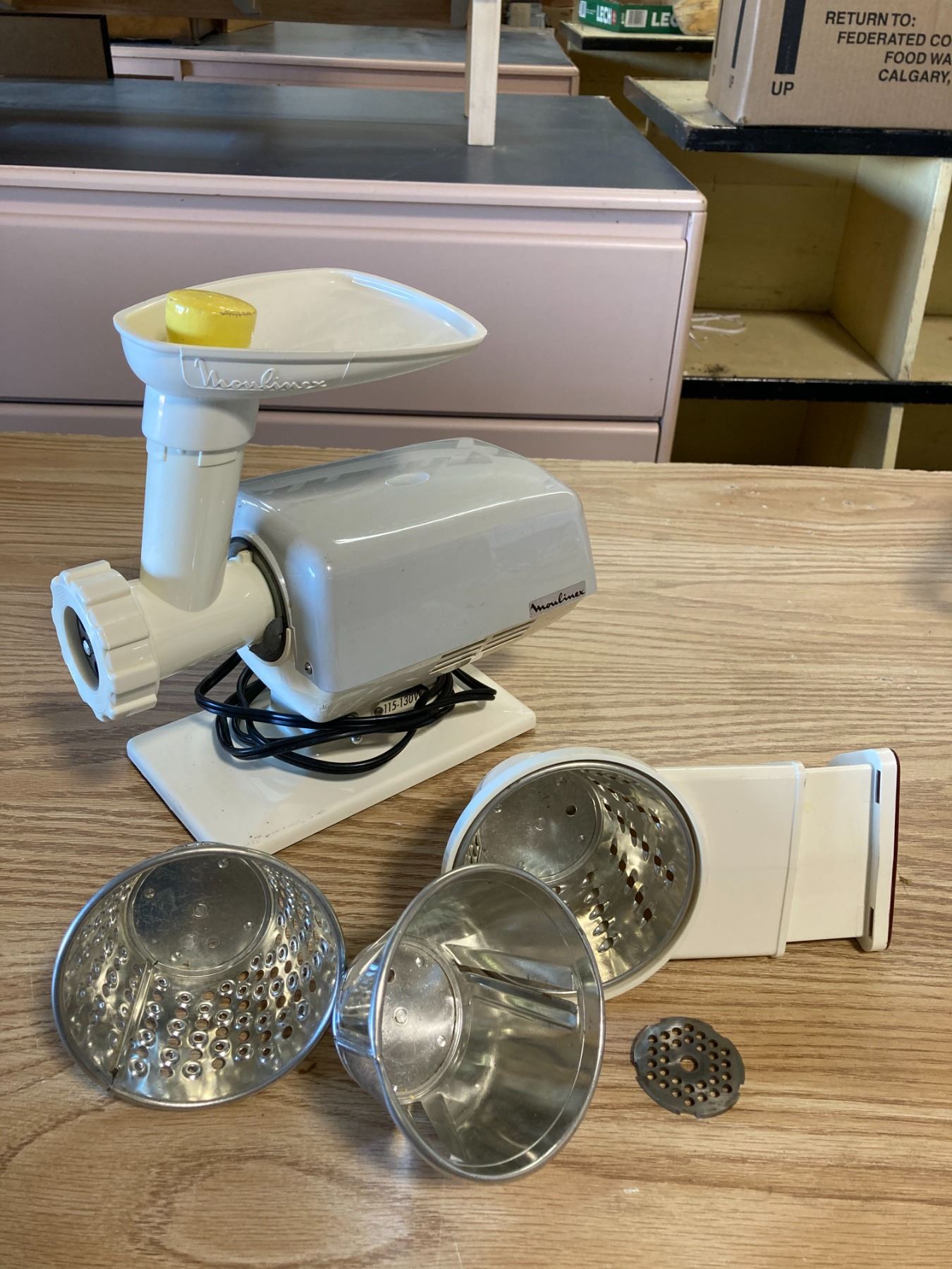 MOULINEX FOOD PROCESSOR AND ATTACHMENTS